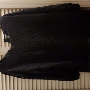 Liz Claiborne career woman lace blouse